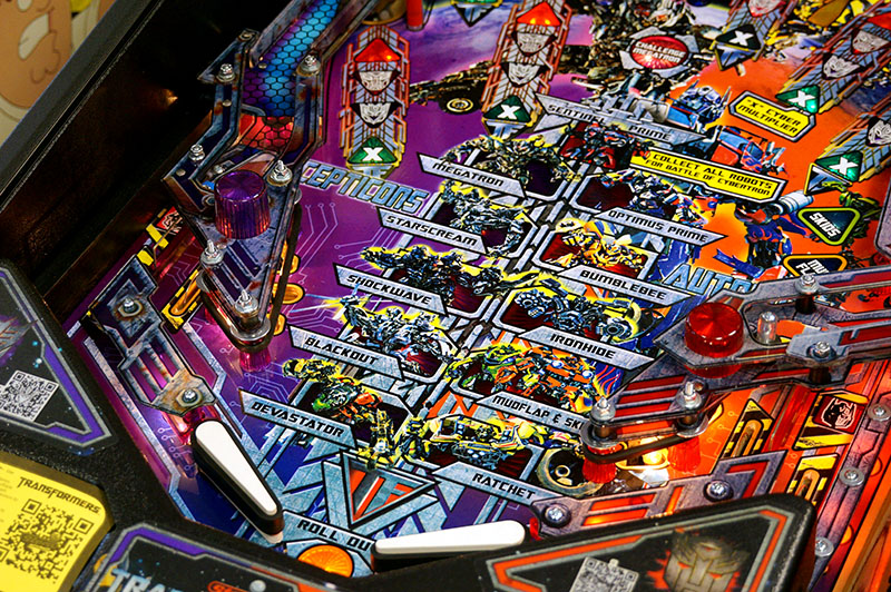 Transformers Pinball Machine - Flippers